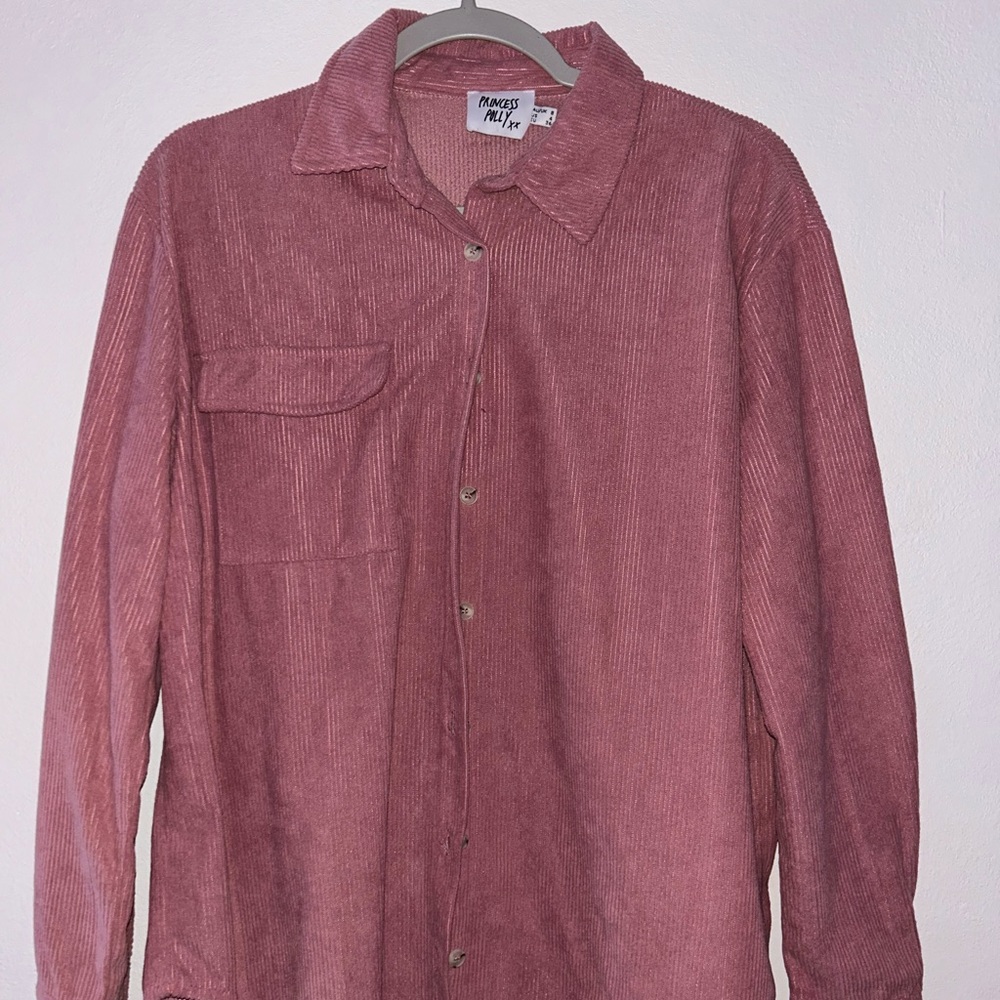pink princess polly overcoat!!